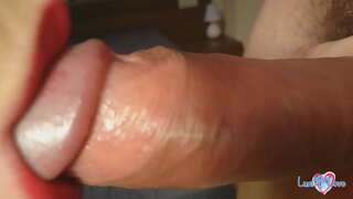 Te Mam Céim tugann Blowjob Sloppy &amp;amp; Deepthroat leis Pulsating ó Bhéal Creampie