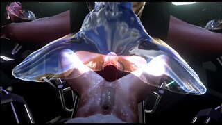 Femdomination 2 cluiche playthrough cuid 4: cum oiliúna, cum dhá uair, cum meaisín, ficsean eolaíochta