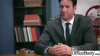 (Valentina Nappi) Dána Slut Tits Mór Cailín a Fháil Nailed In Oifig vid-30