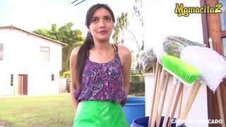 CARNE DEL MERCADO - Вероніка Марін - Сексуальна латинська підліток смокче член і трахається в готелі з Педро